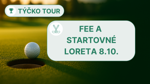 Týčko Tour - Fee poplatky Loreta